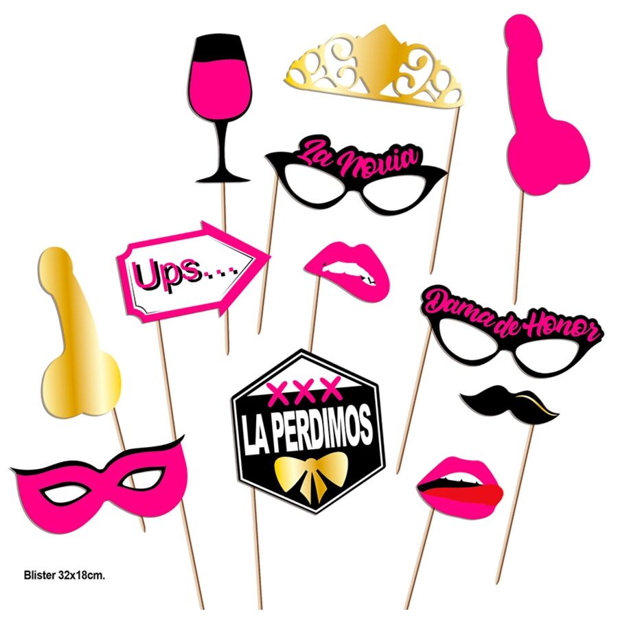 DIABLO PICANTE – SET FESTA PHOTOCALL MODELLO 2 – 12 UNITÀ