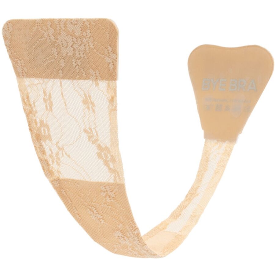 BYE-BRA – TANGA ADHESIVO ENCAJE BEIGE TALLA ÚNICA BYE-BRA – TANGA ADHESIVO ENCAJE BEIGE TALLA ÚNICA