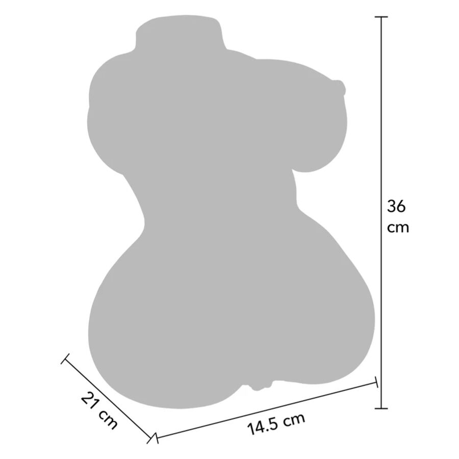 DESIDERIO NASCOSTO - MASTURBADOR VAGINA E ANO DOPPIO D SUCCOSO 5 KG - immagine 3