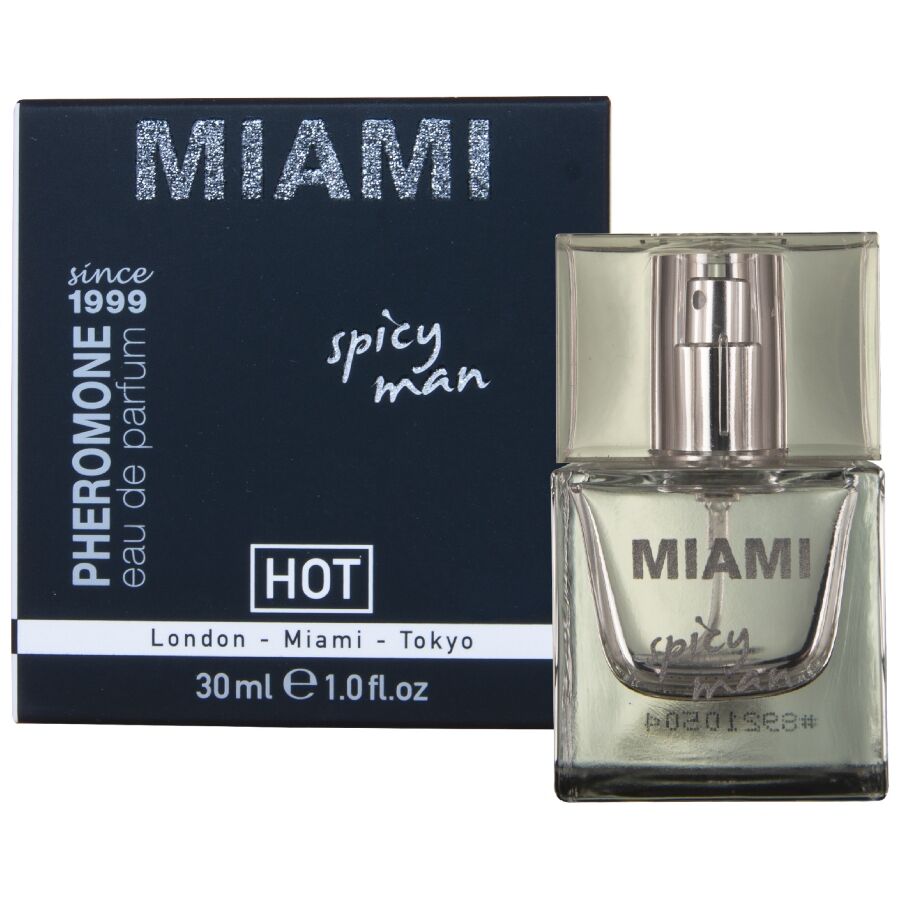 HOT – PROFUMO AI FEROMONI MIAMI SPICY MAN 30 ML