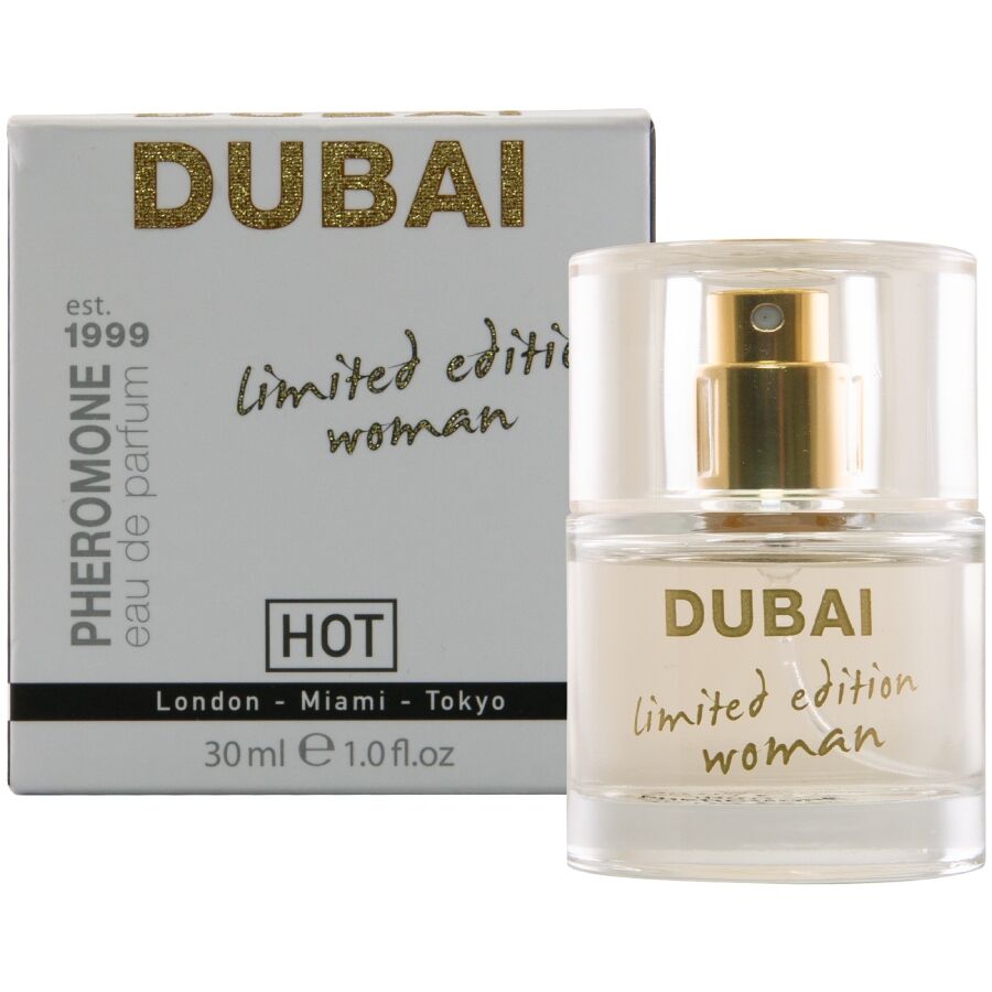 HOT – PROFUMO AI FEROMONI DUBAI EDIZIONE LIMITATA DONNA 30 ML HOT – PROFUMO AI FEROMONI DUBAI EDIZIONE LIMITATA DONNA 30 ML