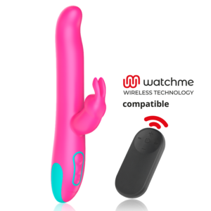 HAPPY LOKY – PLUTO VIBRATORE RABBIT E ROTATORE + TELECOMANDO WATCHME