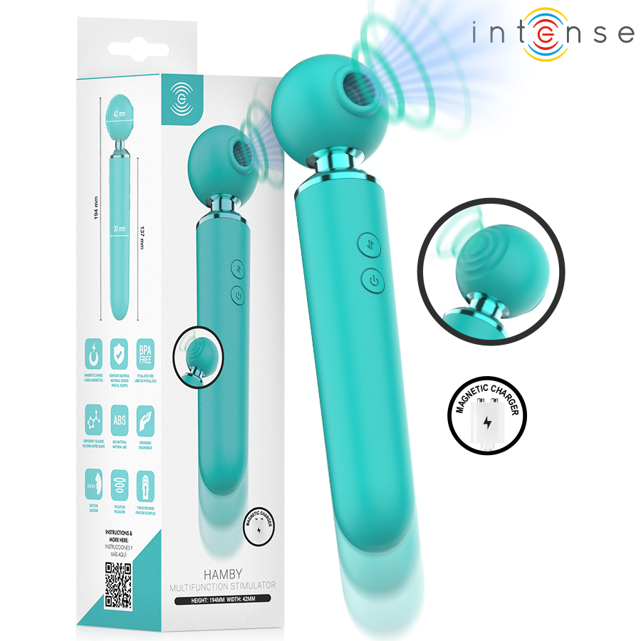 INTENSE – HAMBY ASPIRATORE MULTIFUNZIONE CON ASPIRAZIONE E VIBRAZIONE