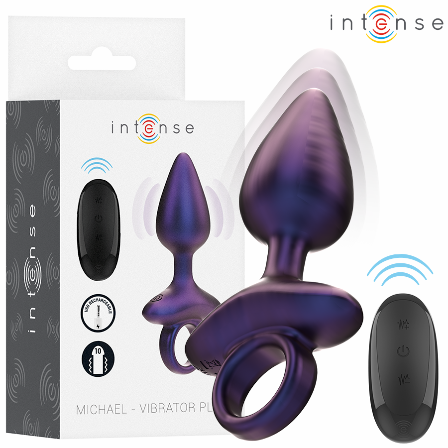 INTENSE – MICHAEL VIBRANTE ANAL PLUG MODELLO 2 TELECOMANDO