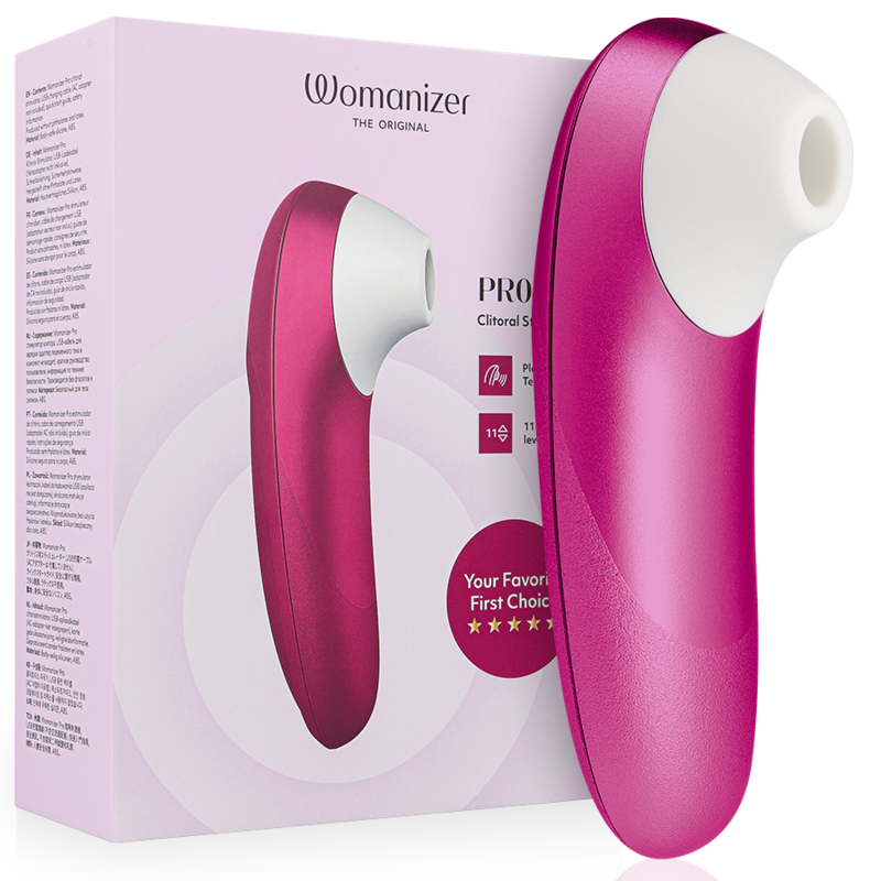 WOMANIZER – STIMOLATORE CLITORIDEO PRO VIBRANTE ROSA
