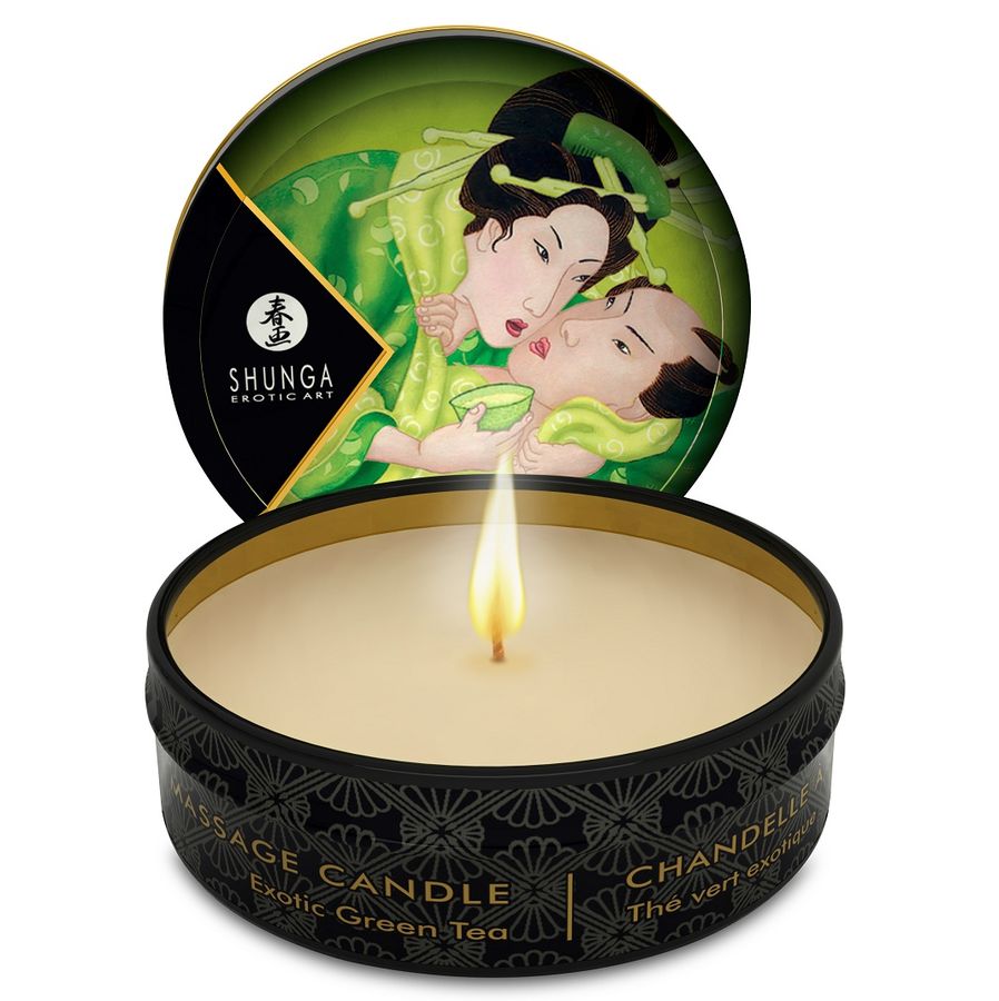 SHUNGA – MINI CARESS BY CANDELIGHT CANDELA DA MASSAGGIO T VERDE 30 ML SHUNGA – MINI CARESS BY CANDELIGHT CANDELA DA MASSAGGIO T VERDE 30 ML