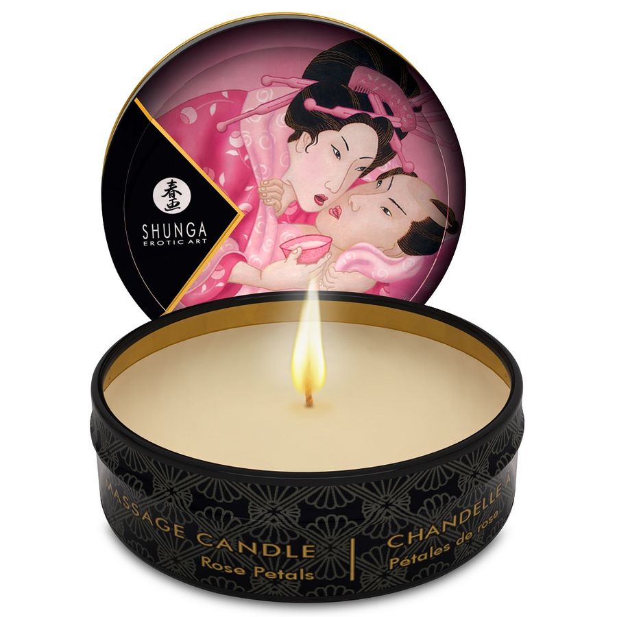 SHUNGA - MINI CARESS BY CANDLELIGHT ESPOSITORE CANDELE DA MASSAGGIO 24 UNITÀ - immagine 7