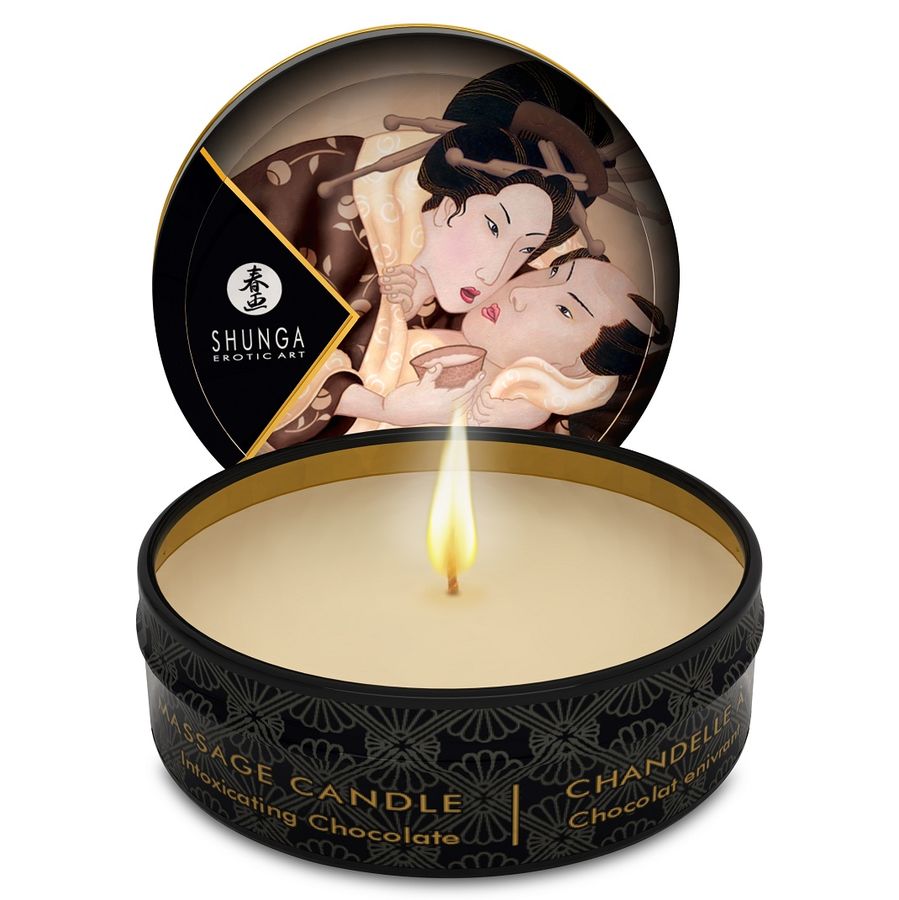SHUNGA - MINI CARESS BY CANDLELIGHT ESPOSITORE CANDELE DA MASSAGGIO 24 UNITÀ - immagine 3