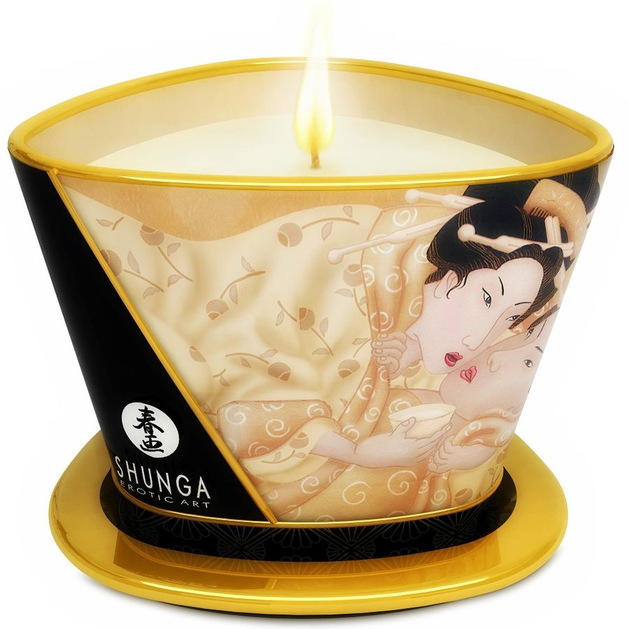 SHUNGA – MINI CARESS BY CANDELIGHT CANDELA DA MASSAGGIO ALLA VANIGLIA 170 ML SHUNGA – MINI CARESS BY CANDELIGHT CANDELA DA MASSAGGIO ALLA VANIGLIA 170 ML