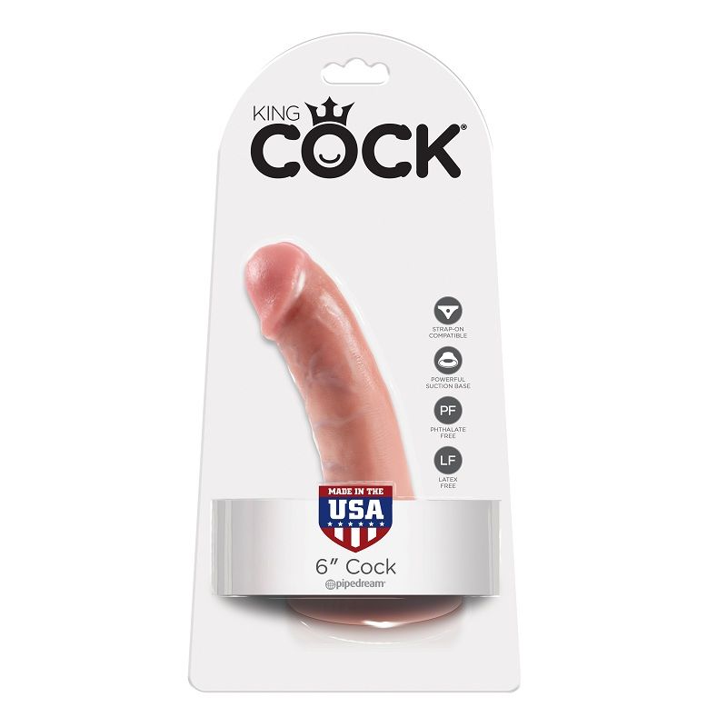 KING COCK - 6 DILDO FLESH 15.2 CM - immagine 2