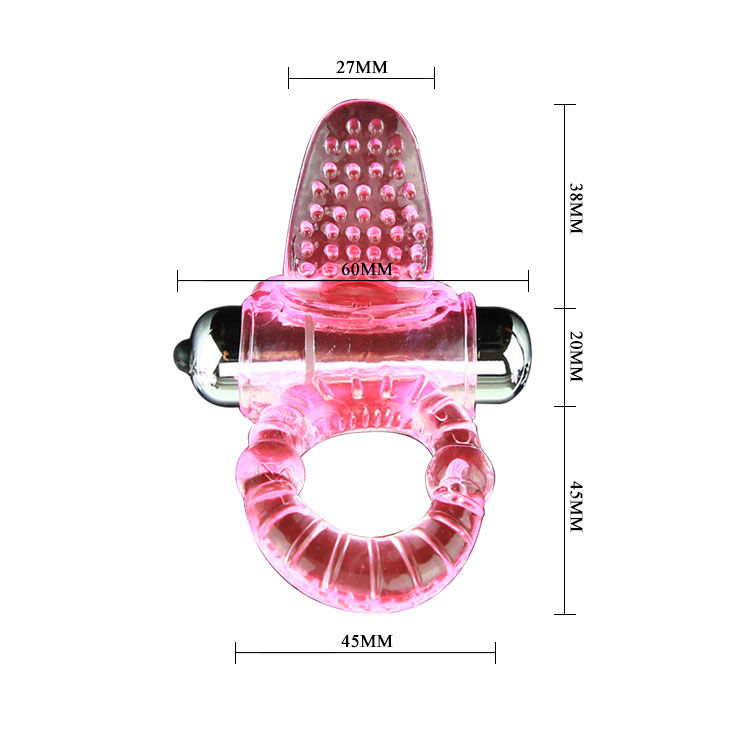 BAILE - ANELLO DOLCE ABS 10 RITMI ANELLO VIBRATORE PENE ROSA - immagine 4
