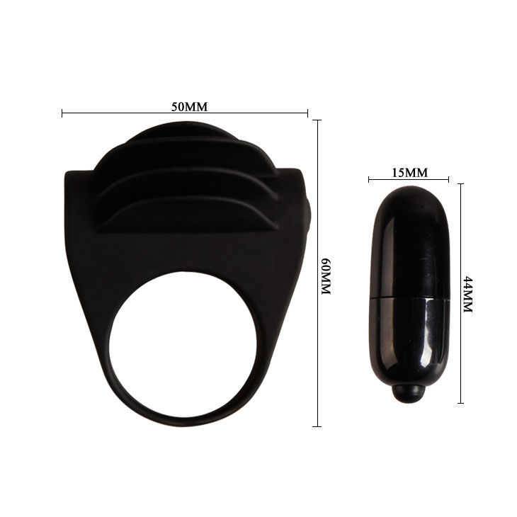 PRETTY LOVE - ANELLO VIBRATORE NERO CHESTER - immagine 6