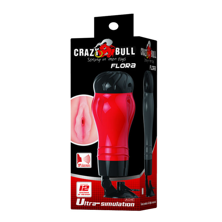 CRAZY BULL - VAGINA FLORA CON BASE MASTURBATORE VOCE - immagine 2