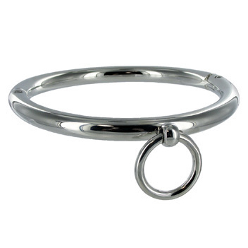 METAL HARD – COLLANA BDSM CON ANELLO 10CM