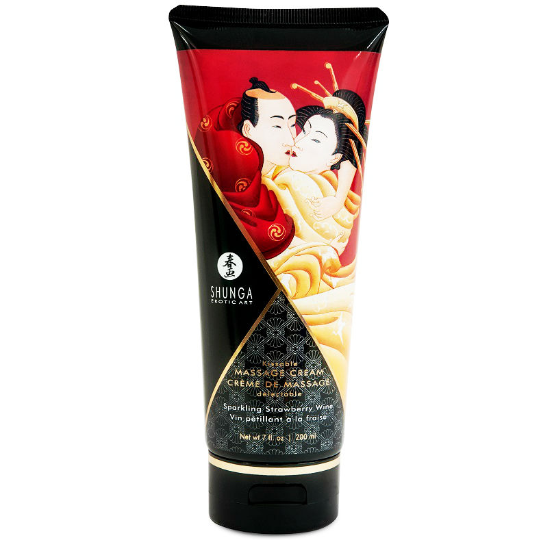 SHUNGA – CREMA DA MASSAGGIO FRAGOLA E CAVA 200 ML