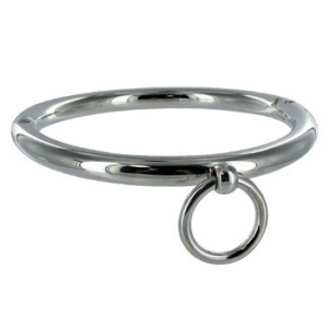 METAL HARD – COLLANA BDSM CON ANELLO 18CM