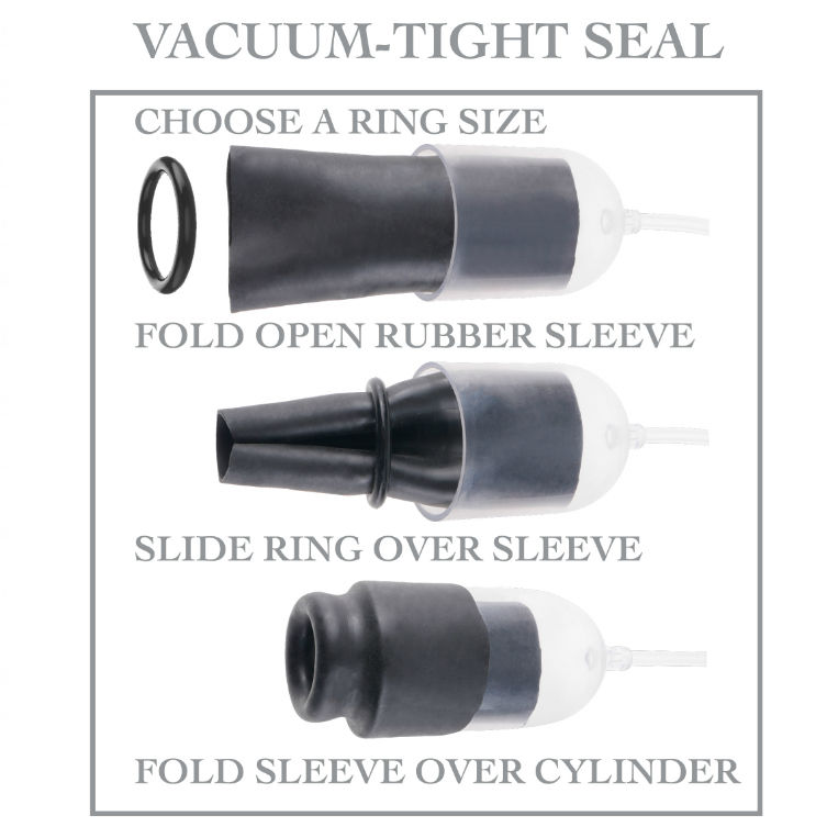 FETISH FANTASY SERIES - SERIE DI GHIANDOLE ASPIRANTI CON ANELLI POTENZIANTI - immagine 2