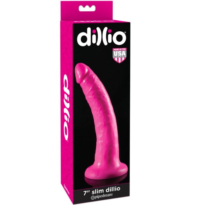 DILLIO - DILDO 17,8 CM - ROSA - immagine 4