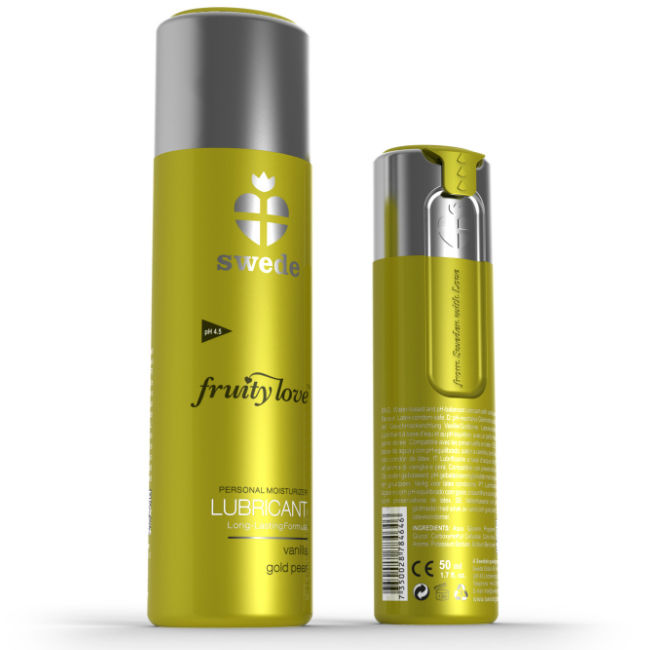 SWEDE – FRUITY LOVE LUBRIFICANTE VANIGLIA GOLD PERA 100 ML