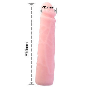 BAILE - DILDO IN SILICONE REALISTICO AL TOCCO DELLA PELLE 23 CM - immagine 2