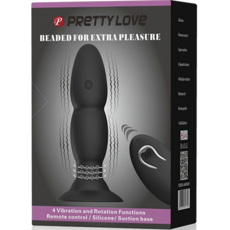 PRETTY LOVE - SPINA VIBRATORE E ROTAZIONE TRAMITE TELECOMANDO - immagine 6