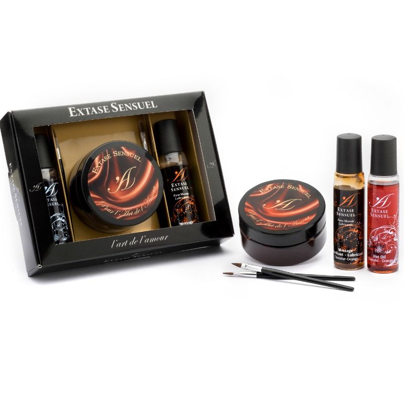 EXTASE SENSUAL – KIT SCRIGNO DI CIOCCOLATO AFRODISIACO