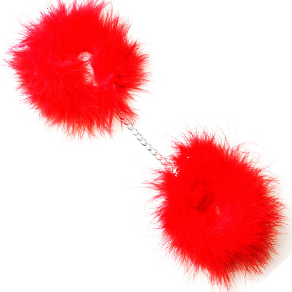 GIOCO SEGRETO - MANETTE MARABOU ROSSO - immagine 4