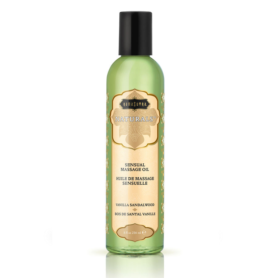 KAMASUTRA – OLIO DA MASSAGGIO ALLA VANIGLIA CON LEGNO DI SANDALO 236ML