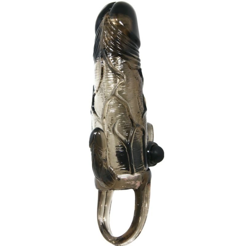 BAILE - COPRI PENE BRAVE MAN CON CLIT E STIMOLAZIONE ANALE DOPPIO BULLET NERO 16.5 CM - immagine 7