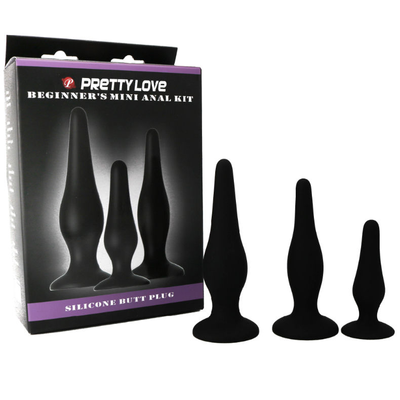 PRETTY LOVE - KIT DI INIZIAZIONE IN SILICONE CON TAPPI ANAL - immagine 4