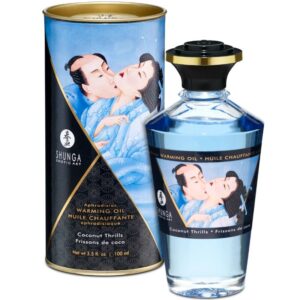 SHUNGA – OLIO DA MASSAGGIO EFFETTO CALORE AL GUSTO DI COCCO 100 ML