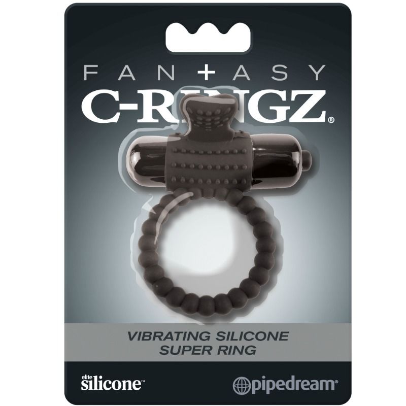 FANTASY C-RINGZ - ANELLO VIBRANTE IN SILICONE NERO - immagine 2