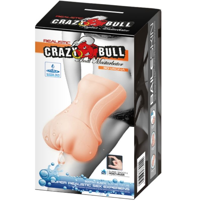 CRAZY BULL - MASTURBADOR DELLA VAGINA CON PELLE ACQUA - immagine 4