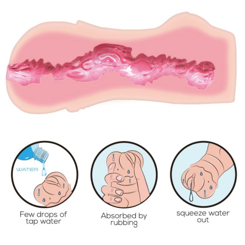 CRAZY BULL - MASTURBADOR DELLA VAGINA CON PELLE ACQUA - immagine 2