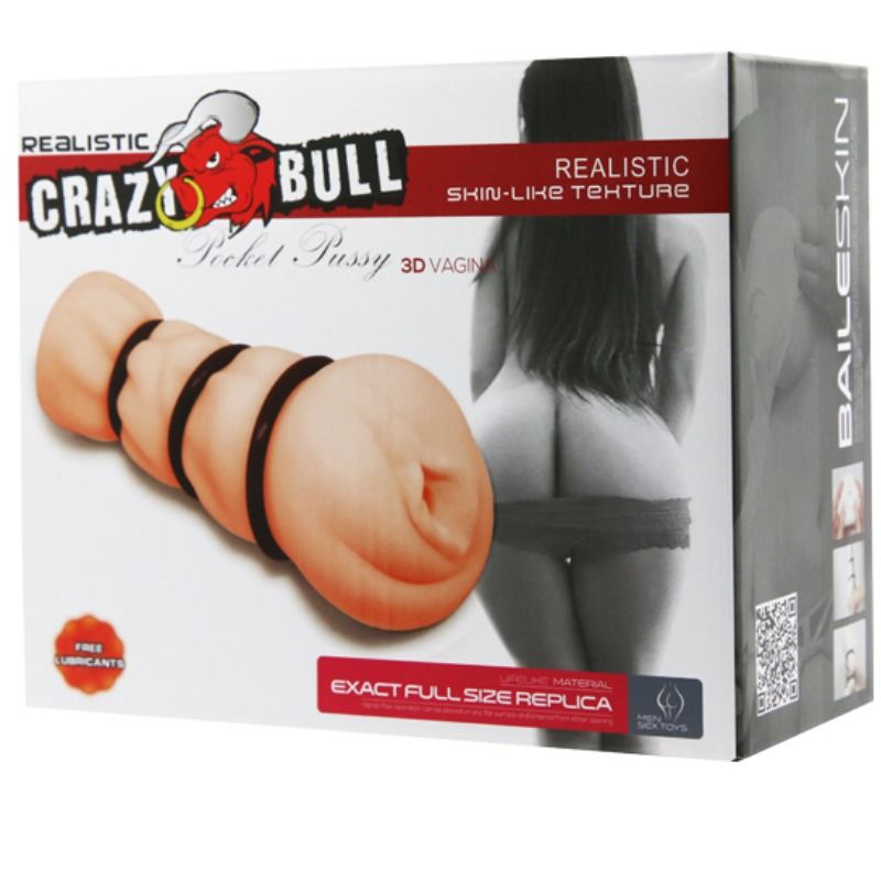 CRAZY BULL - MASTURBATORE VAGINA CON ANELLI - immagine 3