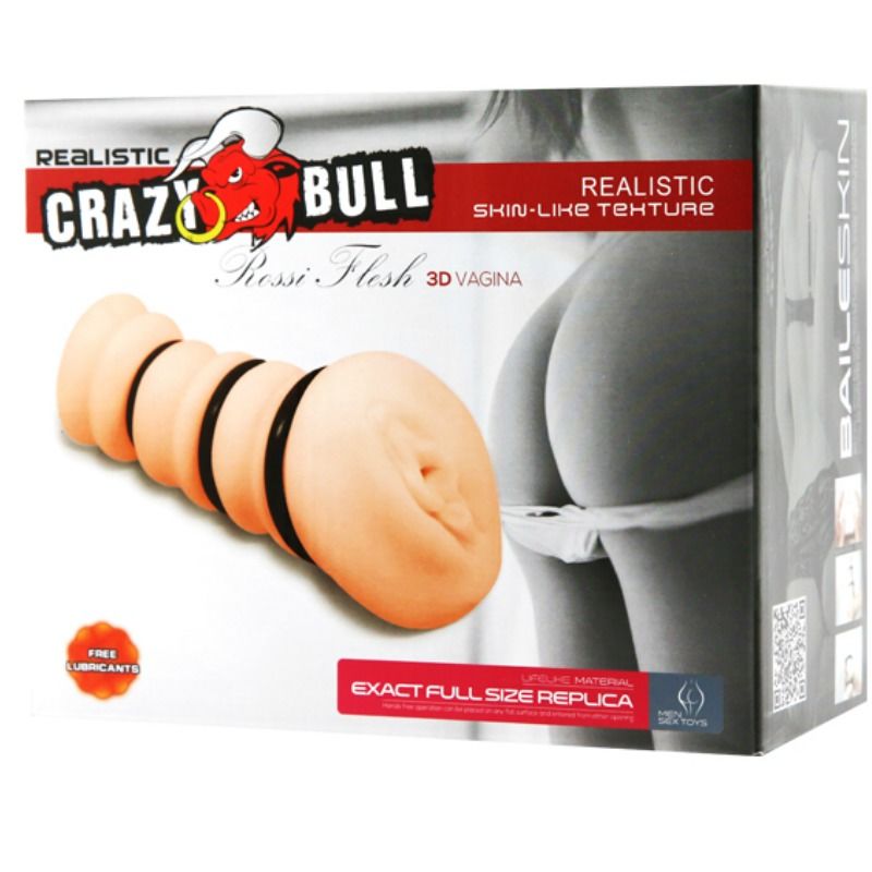 CRAZY BULL - MASTURBADOR CON ANELLI VAGINA MODELLO 2 - immagine 5