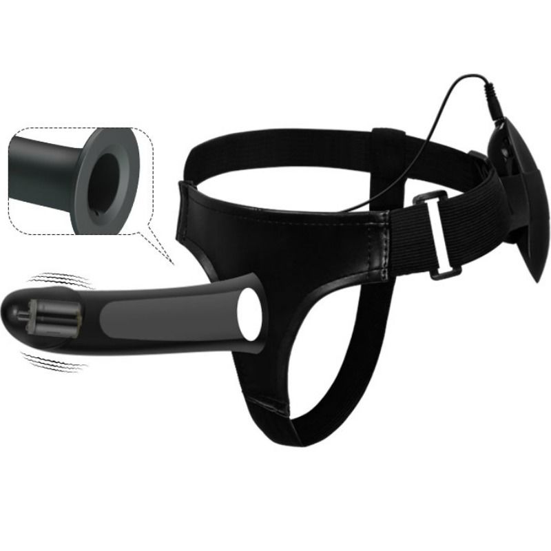 PRETTY LOVE – VITO STRAP ON CON DILDO CAVO E VIBRAZIONE 17.3 CM