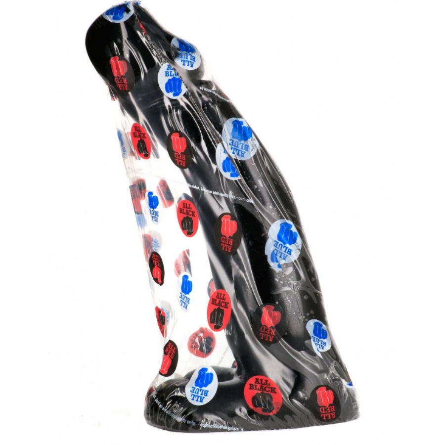 ALL BLACK - DILDO FISTING NERO REALISTICO 29 CM - immagine 2