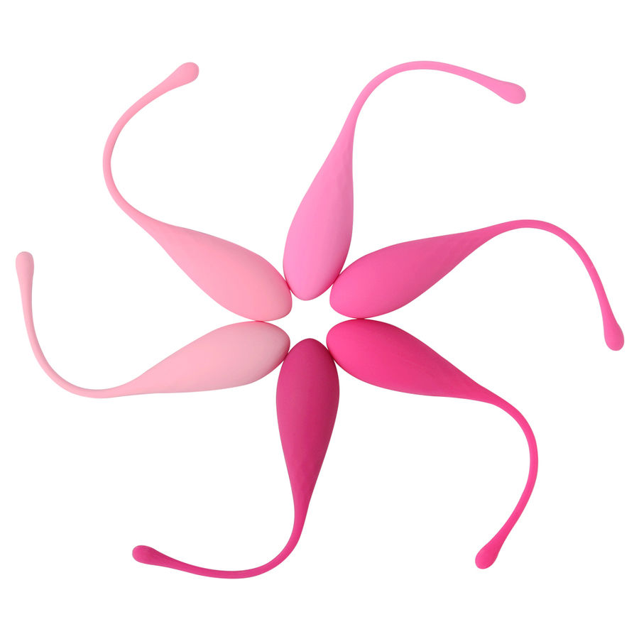 LESLIE - SET PER ALLENAMENTO MUSCOLI PELVICI KEGEL FIT 6 PEZZI - immagine 2