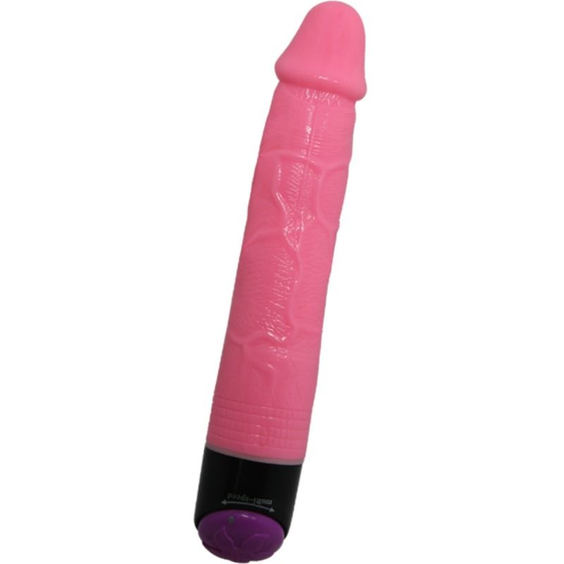 BAILE - VIBRATORE SEX REALISTICO COLORATO ROSA 23 CM - immagine 3