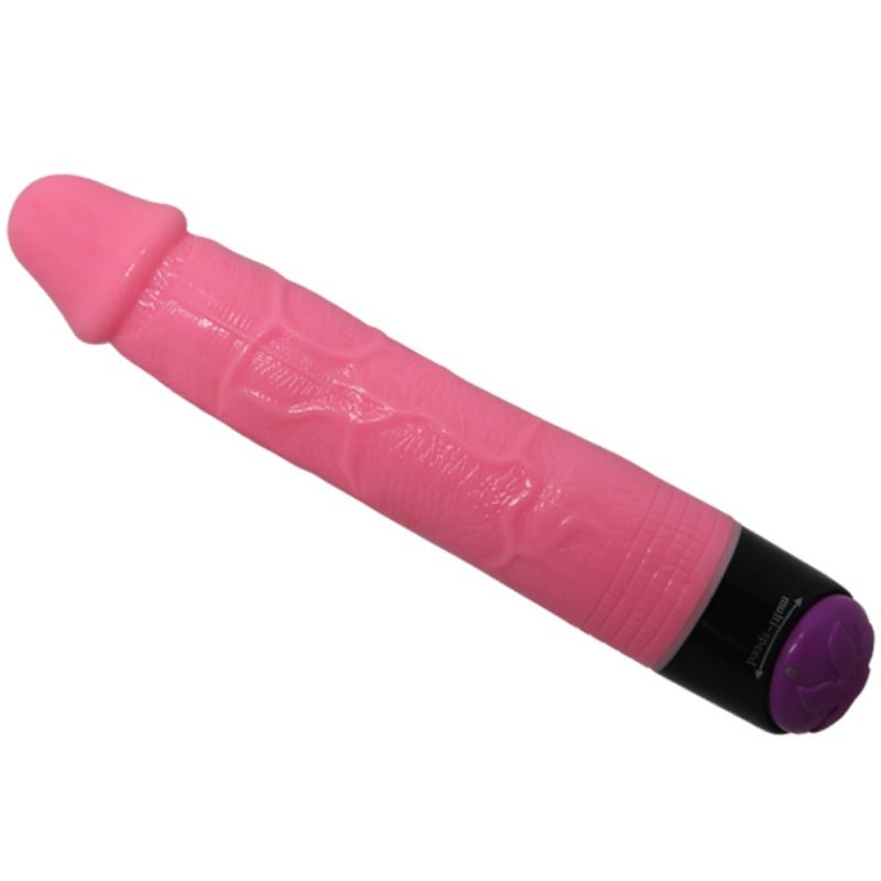 BAILE - VIBRATORE SEX REALISTICO COLORATO ROSA 23 CM - immagine 5