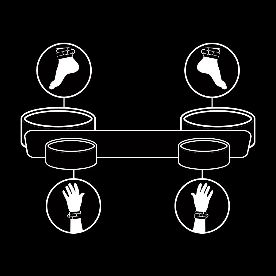 FETISH SUBMISSIVE - BARRA DI DIFFUSORE BONDAGE CON FODERA IN NOPRENE - immagine 6