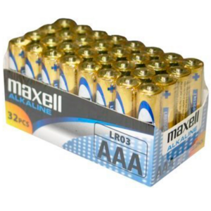 MAXELL – PACCO BATTERIA AAA LR03*32 UDS MAXELL – PACCO BATTERIA AAA LR03*32 UDS
