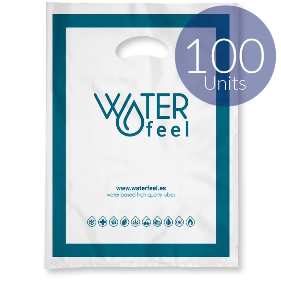 WATERFEEL – 100 SACCHETTI IN PLASTICA GRANDI 40 X 50 CM WATERFEEL – 100 SACCHETTI IN PLASTICA GRANDI 40 X 50 CM