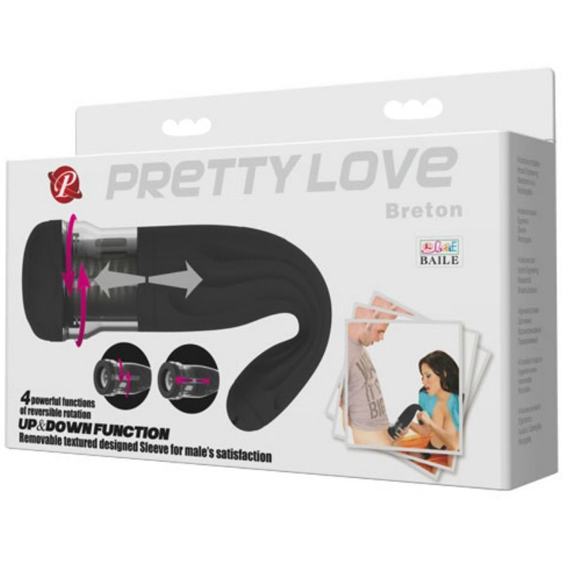 PRETTY LOVE - MASTURBATORE MULTIFUNZIONE MASCHILE BRETON - immagine 4