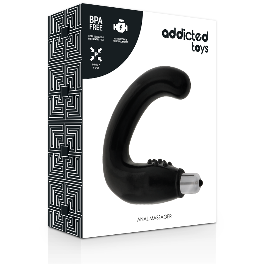 ADDICTED TOYS - MASSAGGIATORE ANALE NERO - immagine 2