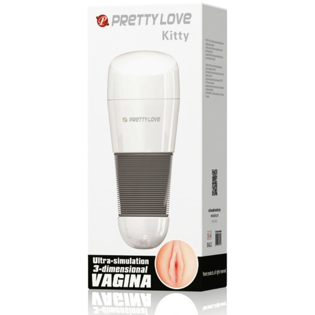 PRETTY LOVE - MASTURBATORE VAGINA BIANCO KITTY - immagine 5