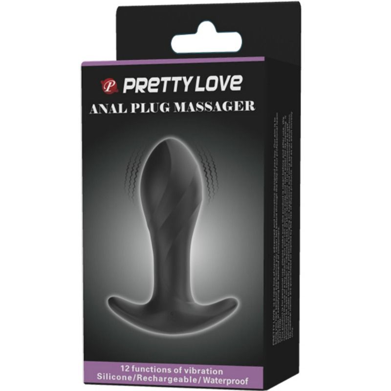 PRETTY LOVE - VIBRATORE ANALE NERO - immagine 4