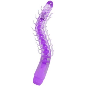 BAILE – DILDO VIBRANTE FLESSIBILE SENSUAL SPINE FLEXI VIBE LILLA 23.5 CM