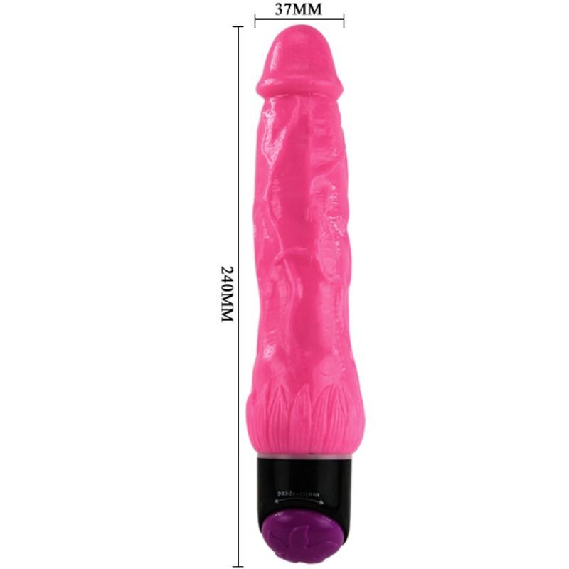 BAILE - VIBRATORE REALISTICO SEX COLORATO LILLA 24 CM - immagine 4